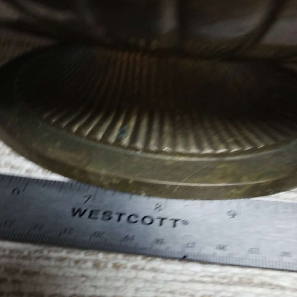 Vintage Brass Decorative Bowl - Picture 7 of 10